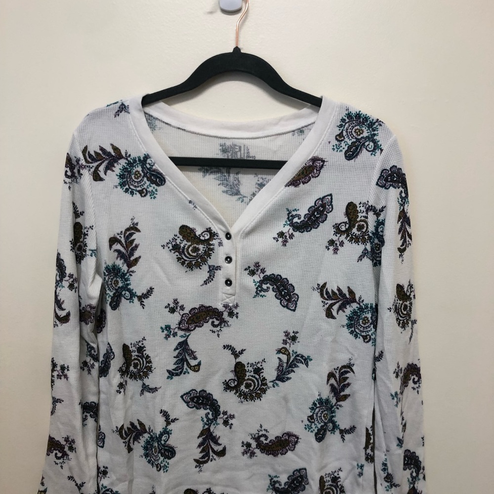 Waffle Knit Henley